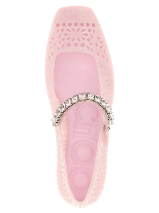 Multicolor Plastic Ballet Flats