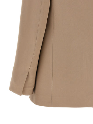 Beige Acetate Blazer