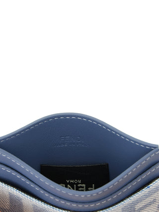 Blue Cotton Cardholder