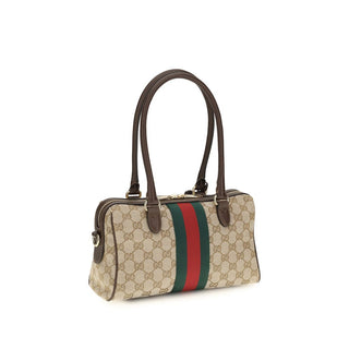Beige Fabric Handbag