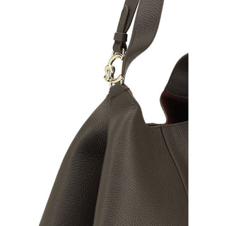 Brown Calf Leather Bos Taurus Shoulder Bag