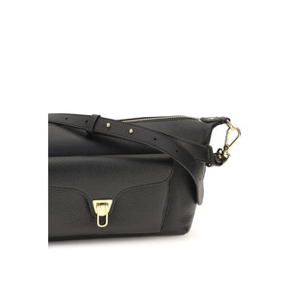 Black Calf Leather Bos Taurus Shoulder Bag