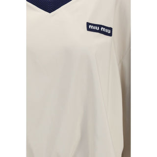 Sudadera beige de poliéster reciclado