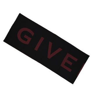 Black Virgin Wool Foulard