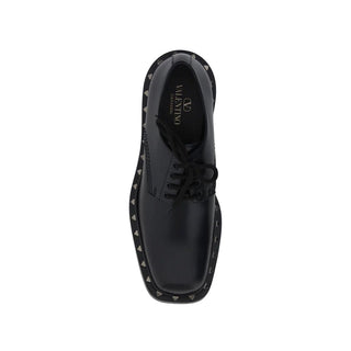 Black Calfskin Oxfords And Derbies