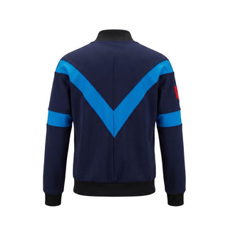 Sudadera para mujer de algodón azul