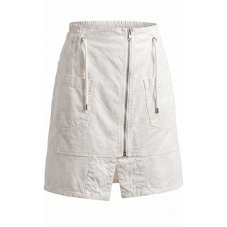 White Material Women Skirt
