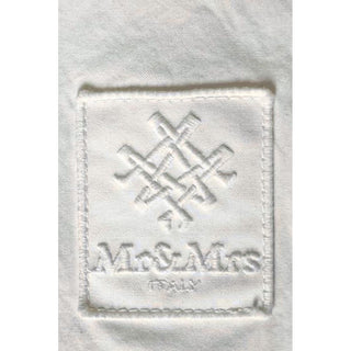 Falda blanca de material para mujer