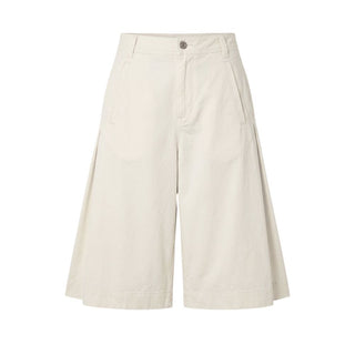 White Cotton Women's Shorts