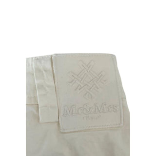 White Cotton Women's Shorts