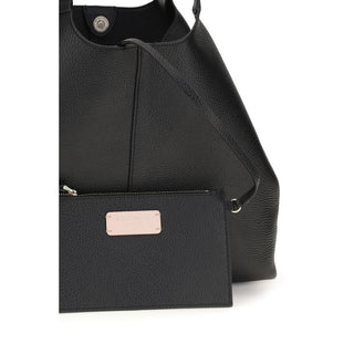 Black Calf Leather Bos Taurus Shoulder Bag
