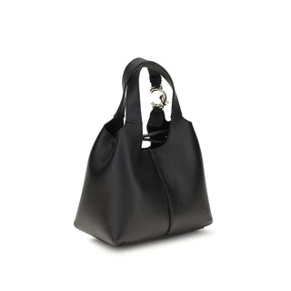 Black Calf Leather Bos Taurus Handbag