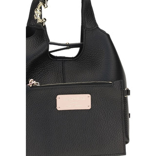 Black Calf Leather Bos Taurus Handbag