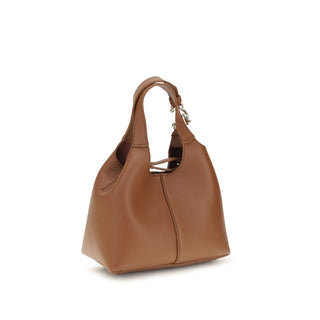 Bolso de mano Bos Taurus de cuero de becerro marrón
