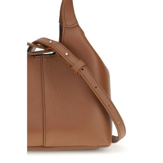 Bolso de mano Bos Taurus de cuero de becerro marrón
