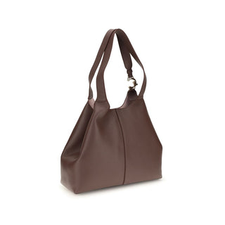 Brown Calf Leather Bos Taurus Shoulder Bag