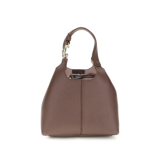 Bolso de mano Bos Taurus de cuero de becerro marrón