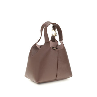 Bolso de mano Bos Taurus de cuero de becerro marrón