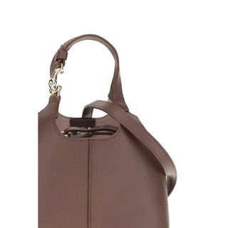 Bolso de mano Bos Taurus de cuero de becerro marrón