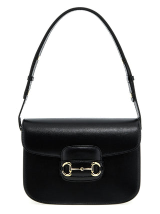 Black Leather Shoulder Bag