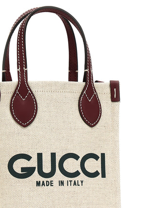 Beige Polyethylene Handbag