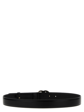 Black Calfskin Regular Belt