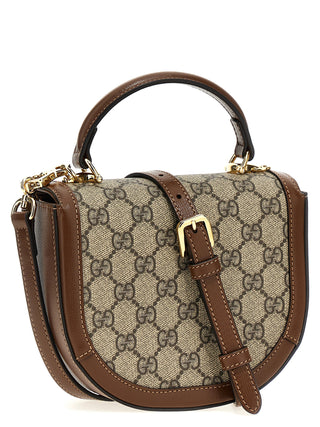 Brown Polyethylene Handbag