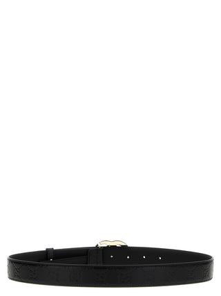 Black Calfskin Regular Belt