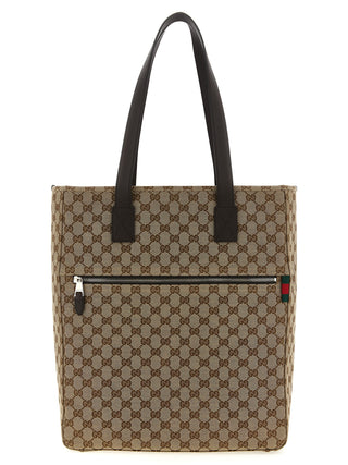 Brown Polyester Shoulder Bag