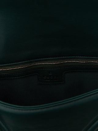 Bicolor Lamb Leather Shoulder Bag