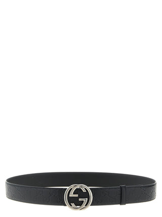 Black Calfskin Regular Belt