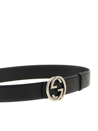 Black Calfskin Regular Belt
