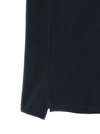Blue Cotton Polo Shirt