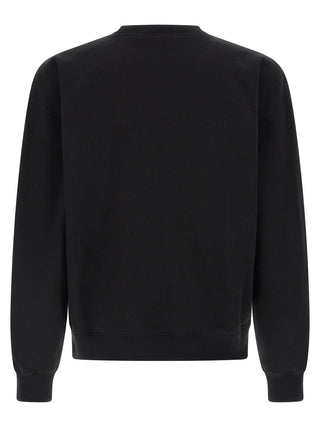 Sudadera de algodón negro