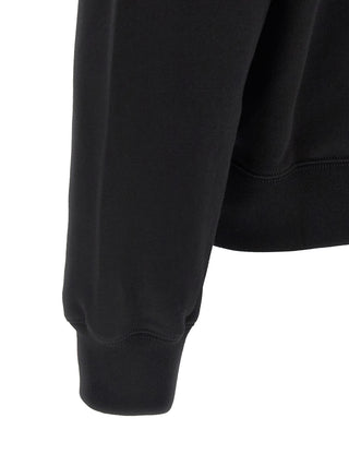 Sudadera de algodón negro