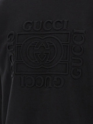 Sudadera de algodón negro