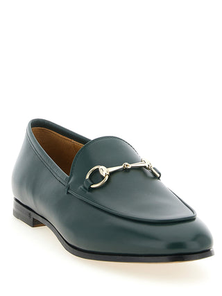 Mocasines bicolor de piel de becerro sin cordones