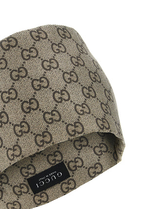 Beige Silk Headband