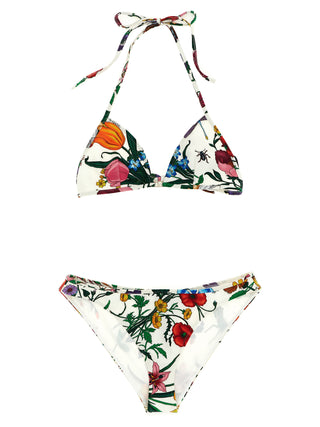 White Polyamide Bikini