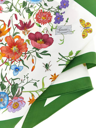 White Silk Foulard