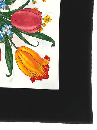 Black Silk Scarf