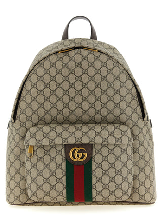 Beige Polyethylene Backpack