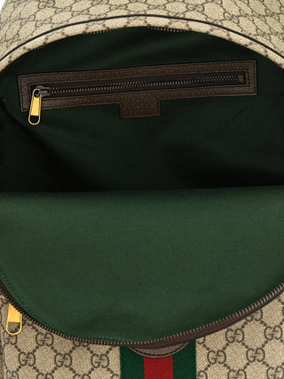 Beige Polyethylene Backpack