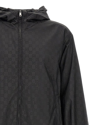 Black Polyamide Shell Jacket