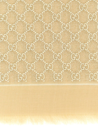 Beige Wool Scarf