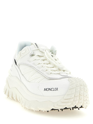White Leather Athletic Sneakers