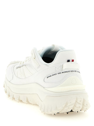 White Leather Athletic Sneakers