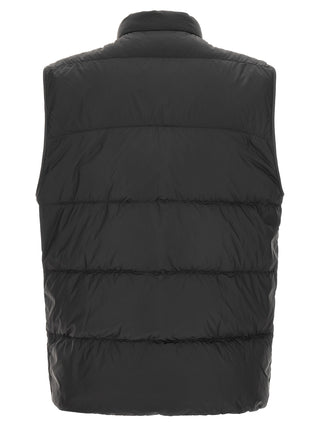 Black Polyamide Sleeveless Jacket