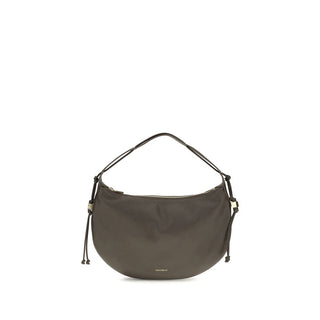 Bolso de hombro de cuero de becerro marrón Bos Taurus  