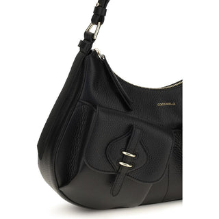 Black Calf Leather Bos Taurus Shoulder Bag